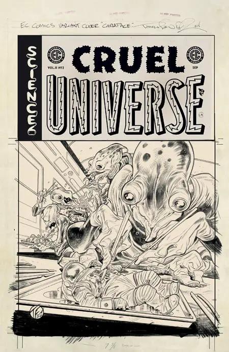 Ec Cruel Universe 2 #2 (Of 12) D 1:20 Tom Fowler B&W Artist Edition Variant (09/03/2025) Oni