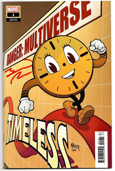 Timeless #1 B Marvel 2022 Todd Nauck Miss Minutes Variant SIGNED Jed MacKay