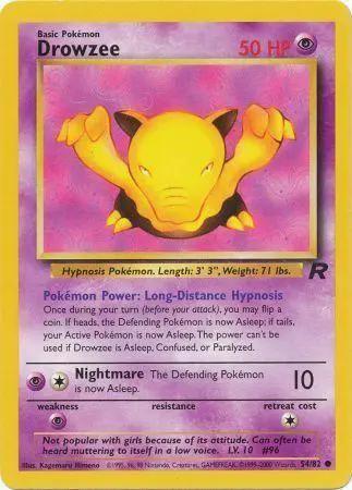 Drowzee 054/82 - Team Rocket Unlimited