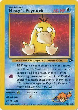 Misty's Psyduck 090/132 - Gym Challenge Unlimited