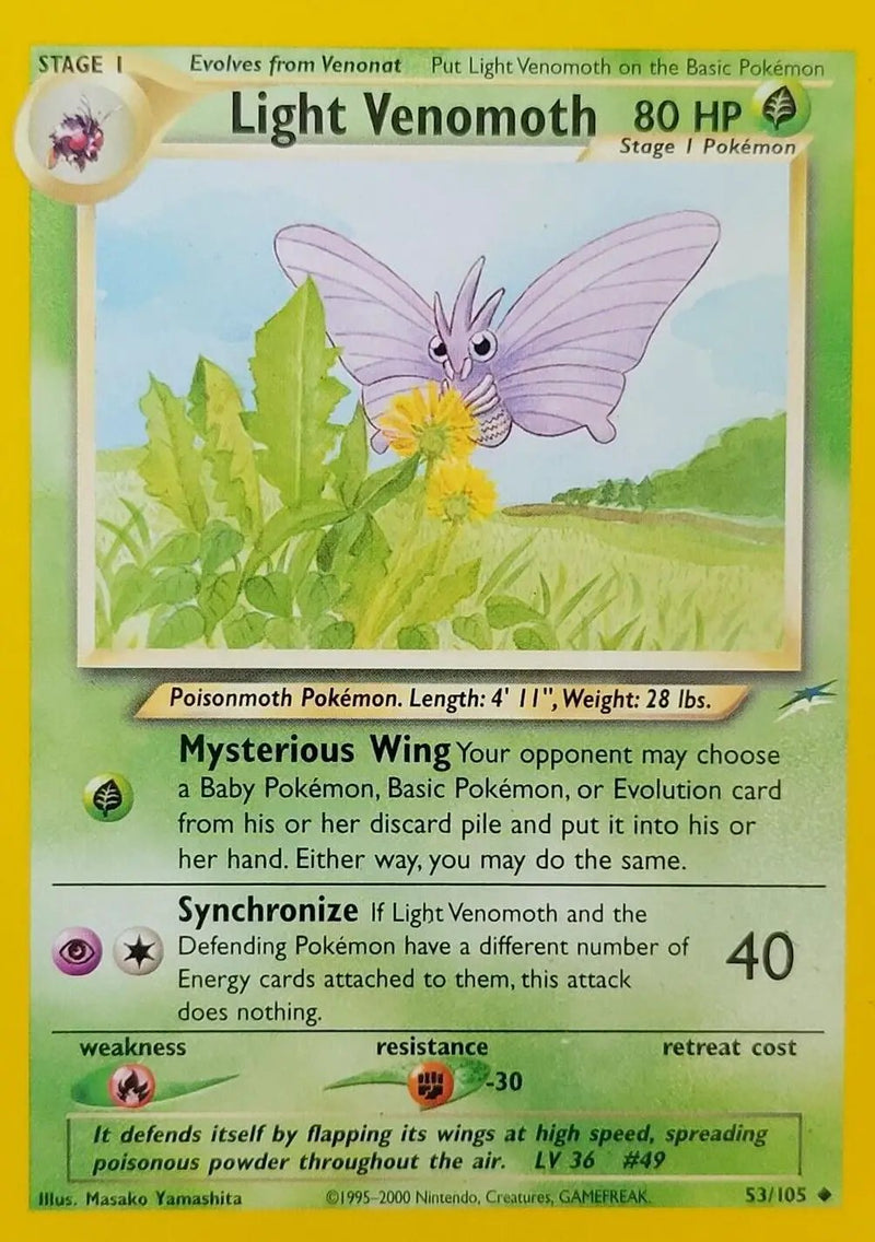 Light Venomoth 053/105 - Neo Destiny Unlimited