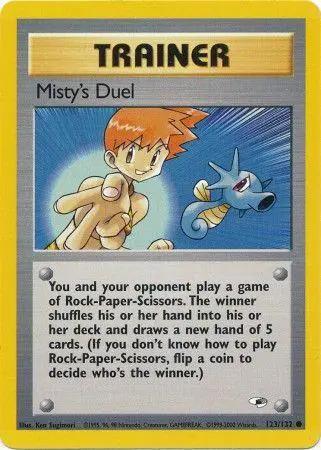 Misty's Duel 123/132 - Gym Heroes Unlimited