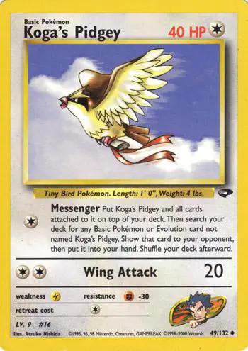 Koga's Pidgey 049/132 - Gym Challenge Unlimited