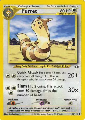 Furret 035/111 - Neo Genesis Unlimited