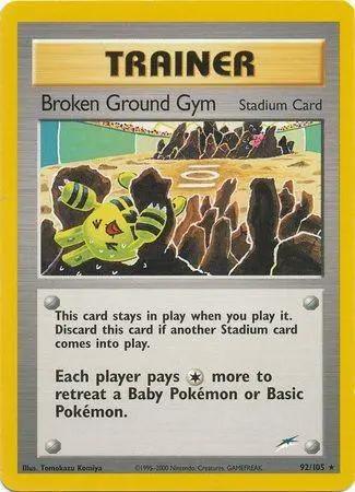 Broken Ground Gym 092/105 - Neo Destiny Unlimited