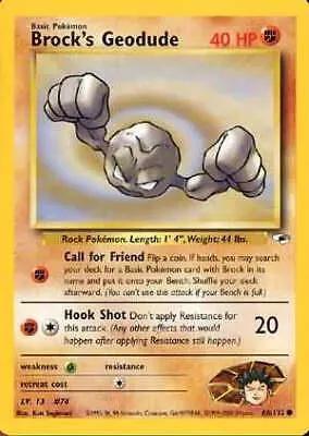 Brock's Geodude 066/132 - Gym Heroes Unlimited