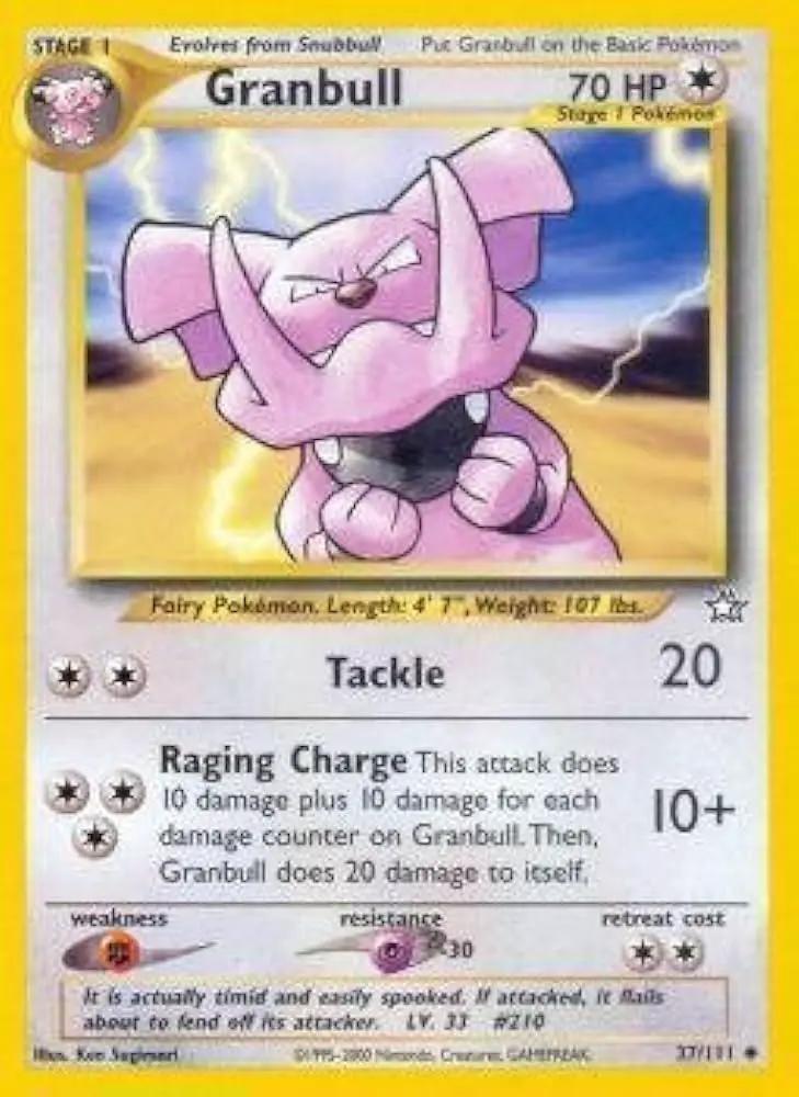Granbull 037/111 - Neo Genesis Unlimited