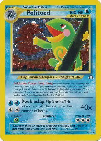 Politoed () /75 - Neo Discovery Unlimited Holofoil