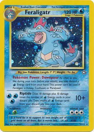 Feraligatr () /111 - Neo Genesis Unlimited Holofoil