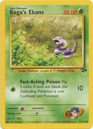 Koga's Ekans 077/132 - Gym Challenge Unlimited