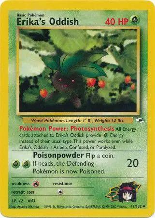 Erika's Oddish 047/132 - Gym Heroes Unlimited