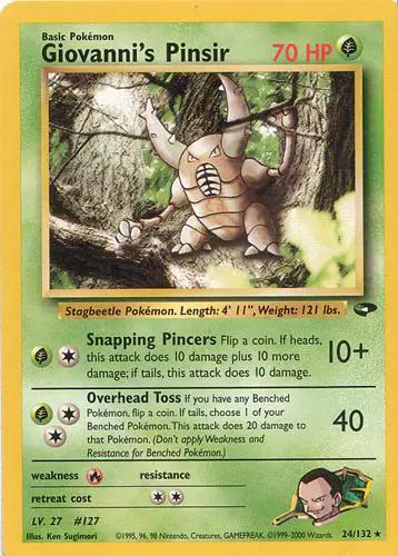 Giovanni's Pinsir 024/132 - Gym Challenge Unlimited