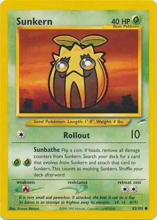 Sunkern 083/105 - Neo Destiny Unlimited