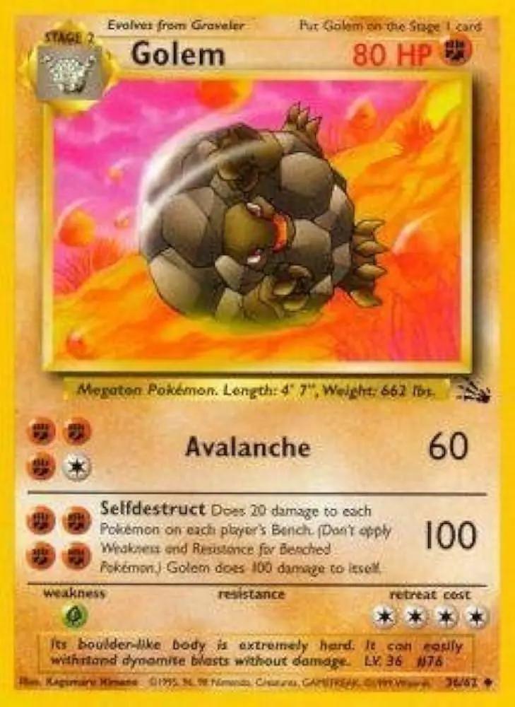 Golem 036/62 - Fossil Unlimited