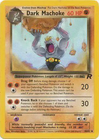 Dark Machoke 040/82 - Team Rocket Unlimited