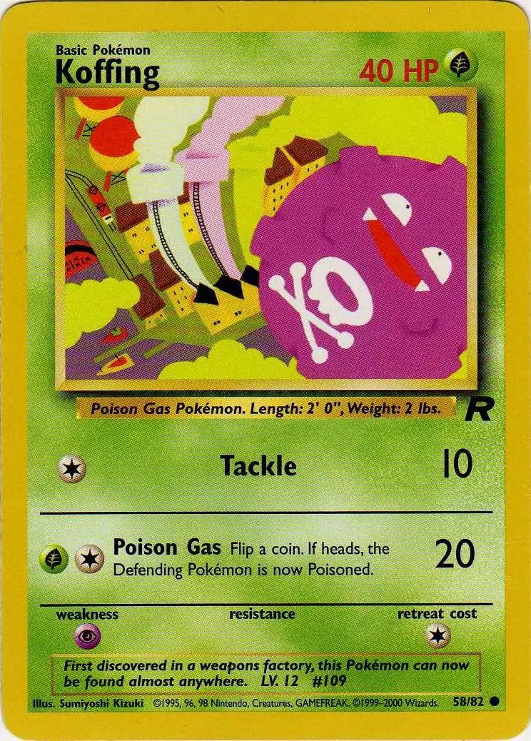 Koffing 058/82 - Team Rocket Unlimited