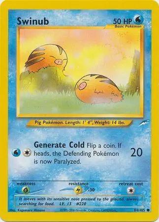 Swinub 084/105 - Neo Destiny Unlimited