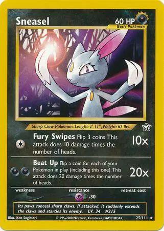 Sneasel 025/111 - Neo Genesis Unlimited
