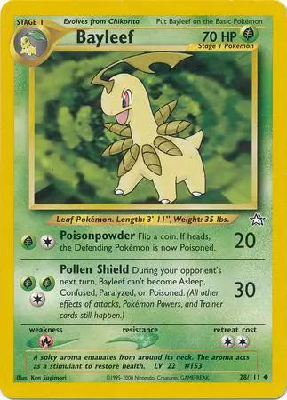 Bayleef 028/111 - Neo Genesis Unlimited