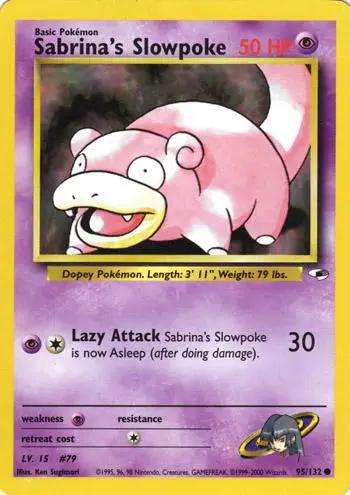 Sabrina's Slowpoke 095/132 - Gym Heroes Unlimited