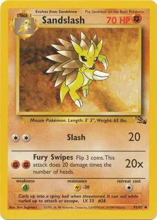 Sandslash 041/62 - Fossil Unlimited