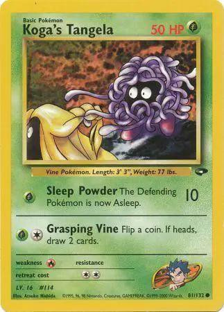 Koga's Tangela 081/132 - Gym Challenge Unlimited