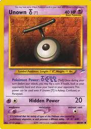 Unown [T] 088/105 - Neo Destiny Unlimited