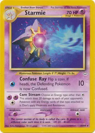 Starmie 025/64 - Neo Revelation Unlimited