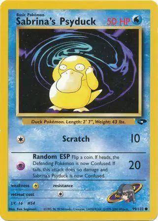 Sabrina's Psyduck 099/132 - Gym Challenge Unlimited