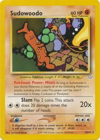 Sudowoodo 026/64 - Neo Revelation Unlimited