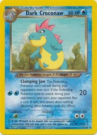 Dark Croconaw 032/105 - Neo Destiny Unlimited