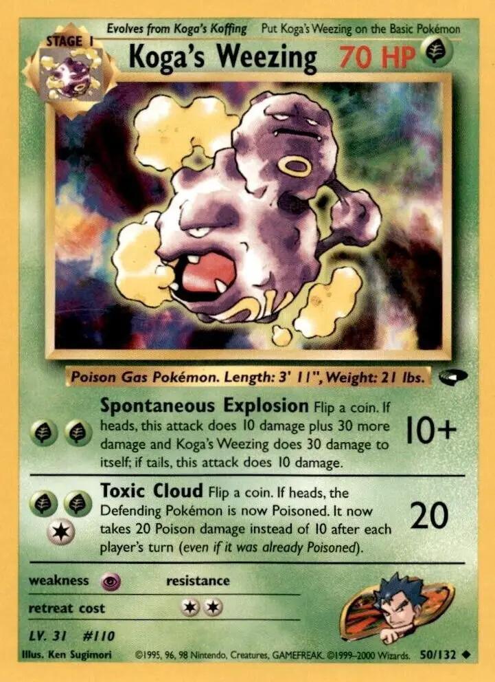 Koga's Weezing 050/132 - Gym Challenge Unlimited