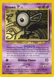 Unown [F] 048/75 - Neo Discovery Unlimited