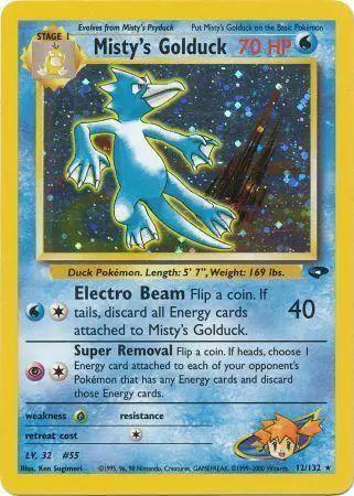 Misty's Golduck 012/null - Gym Challenge Unlimited Holofoil