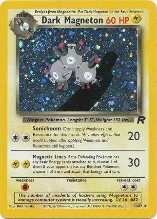 Dark Magneton 011/null - Team Rocket Unlimited Holofoil