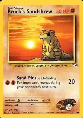 Brock's Sandshrew 072/132 - Gym Heroes Unlimited