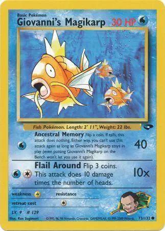 Giovanni's Magikarp 073/132 - Gym Challenge Unlimited