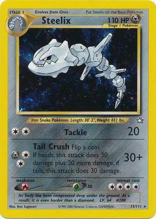 Steelix 015/null - Neo Genesis Unlimited Holofoil