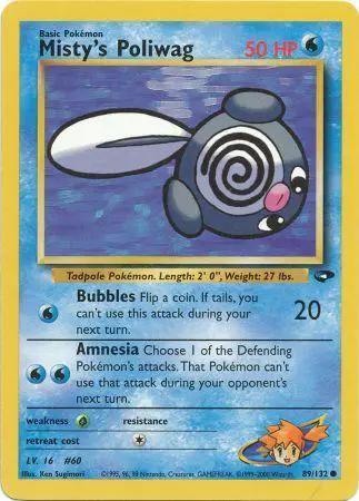 Misty's Poliwag 089/132 - Gym Challenge Unlimited