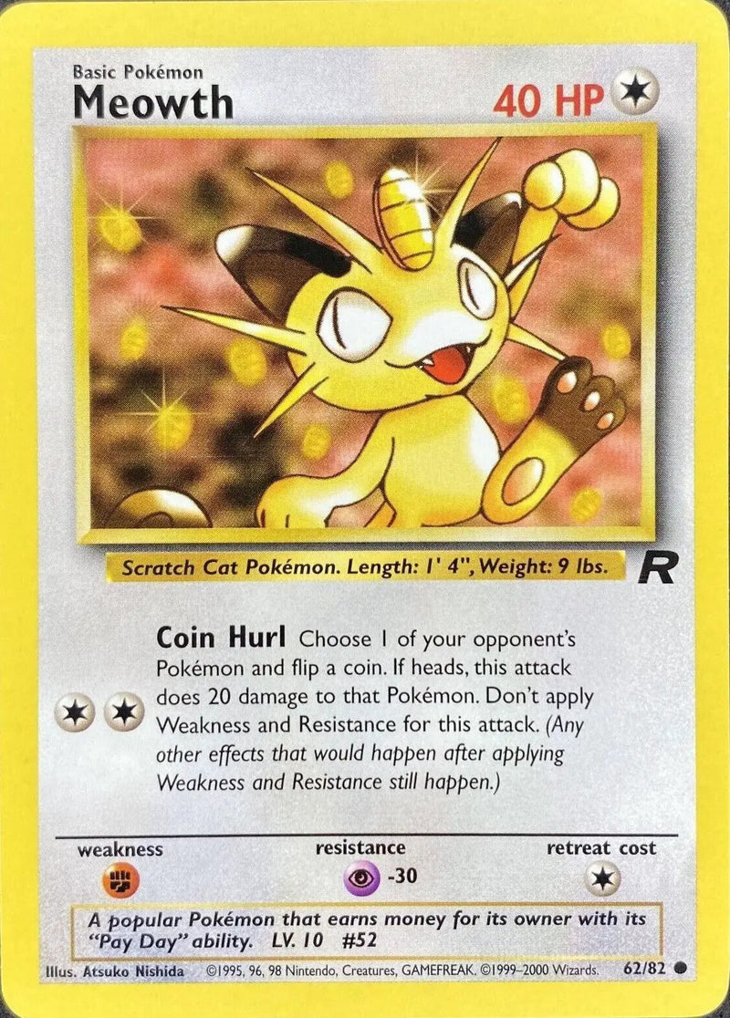 Meowth 062/82 - Team Rocket Unlimited