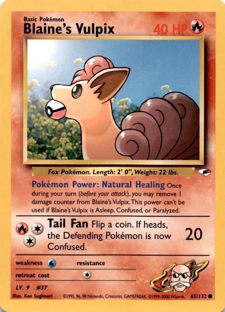 Blaine's Vulpix 065/132 - Gym Heroes Unlimited