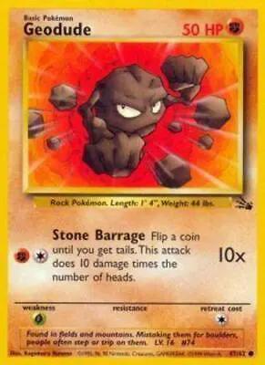 Geodude 047/62 - Fossil Unlimited