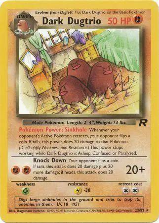 Dark Dugtrio 023/82 - Team Rocket Unlimited