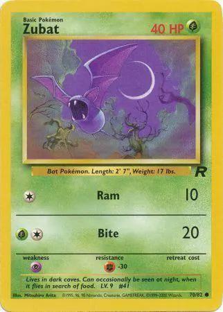 Zubat 070/82 - Team Rocket Unlimited