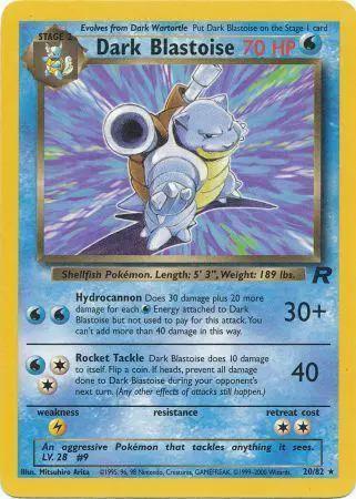 Dark Blastoise 020/82 - Team Rocket Unlimited