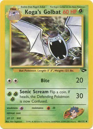 Koga's Golbat 046/132 - Gym Challenge Unlimited