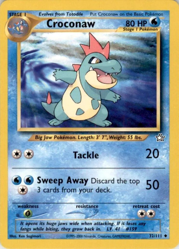 Croconaw 032/111 - Neo Genesis Unlimited