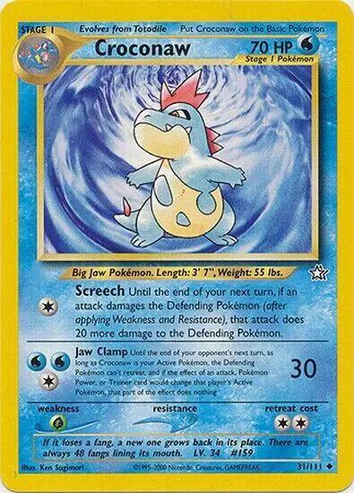 Croconaw 031/111 - Neo Genesis Unlimited