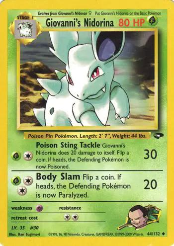 Giovanni's Nidorina 044/132 - Gym Challenge Unlimited