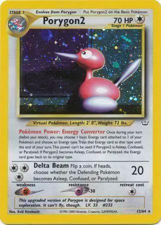 Porygon2 012/64 - Neo Revelation Unlimited Holofoil